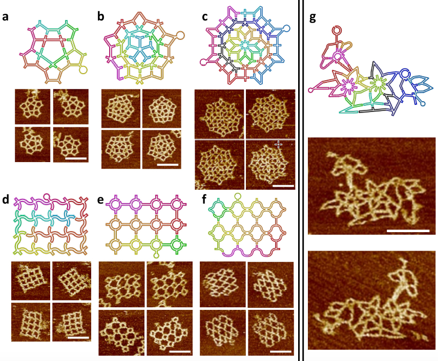 2-D DNA-origami patterns