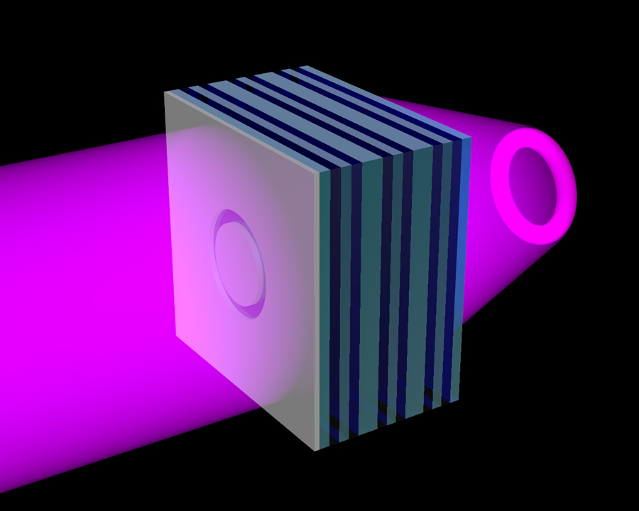 ultraviolet (UV) metamaterial formed of alternating nanolayers of silver