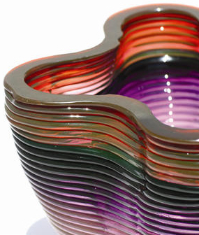 3D-printed glass