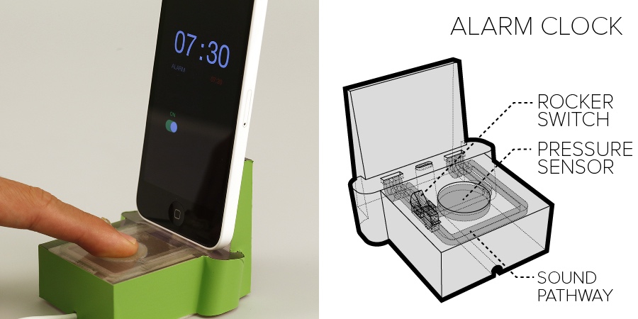 Acoustruments alarm mechanism