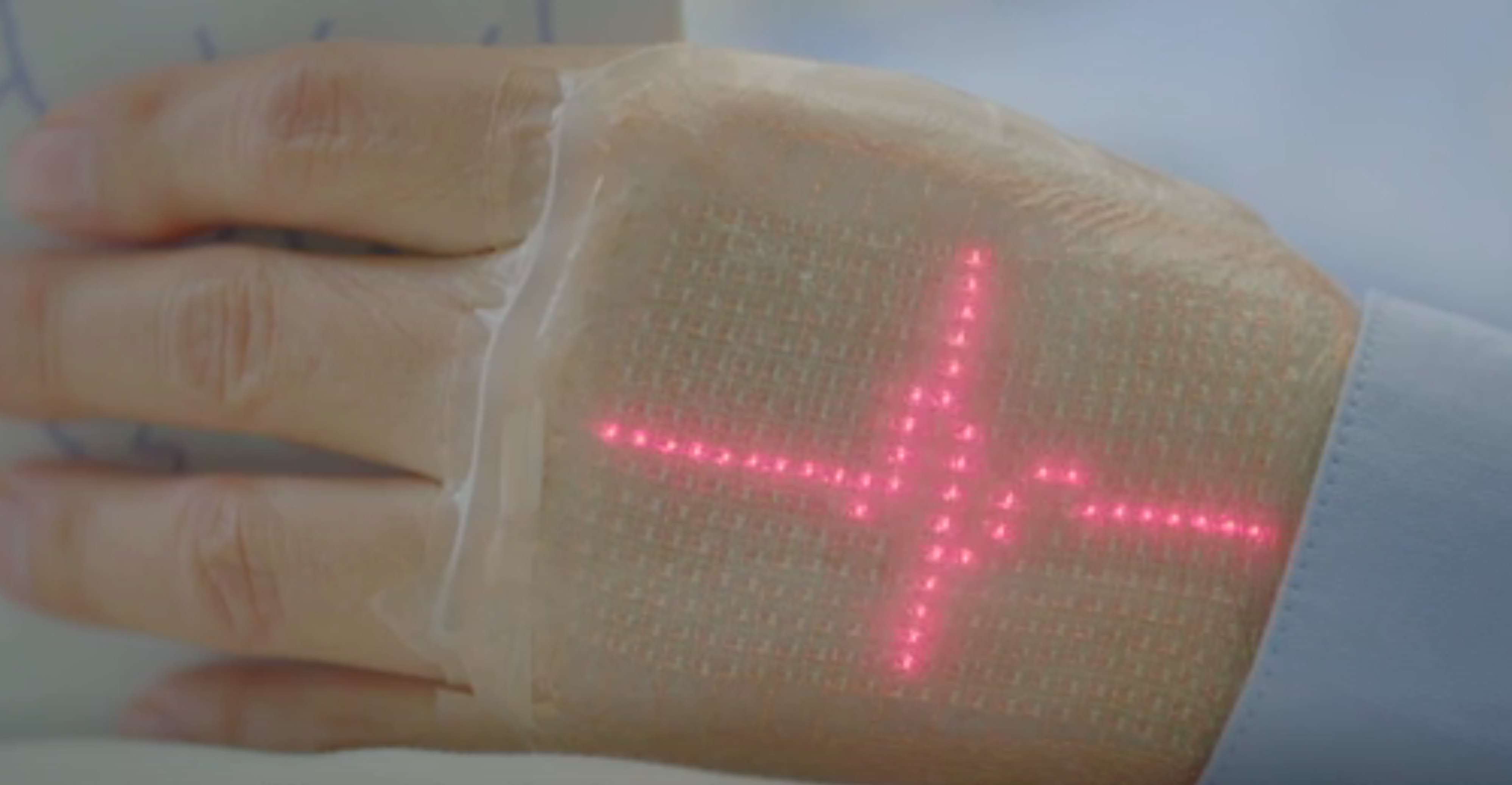 EKG on skin sensor