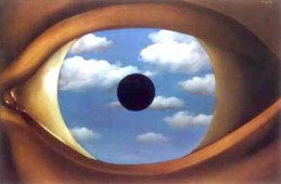 Magritte false mirror