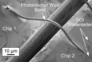 Photonic Wire Bond Transmits Data in the Terabit Range