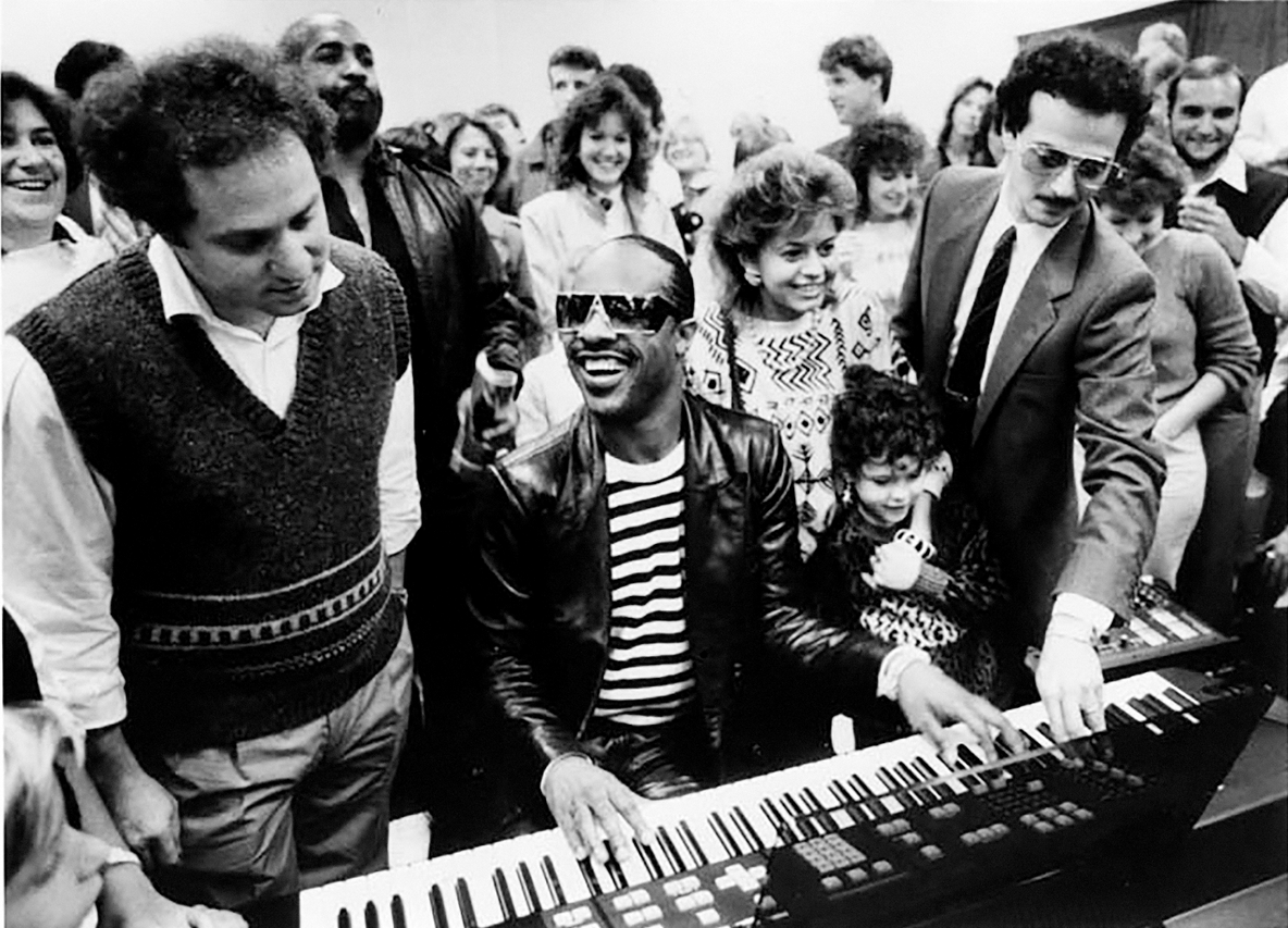 Ray Kurzweil and Stevie Wonder