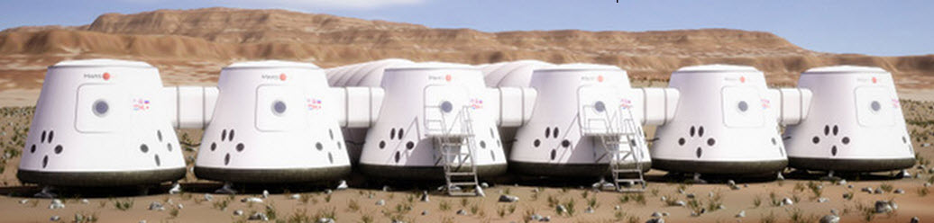 Simulated Mars base