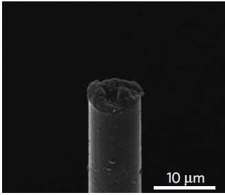 carbon fiber microthread electrode