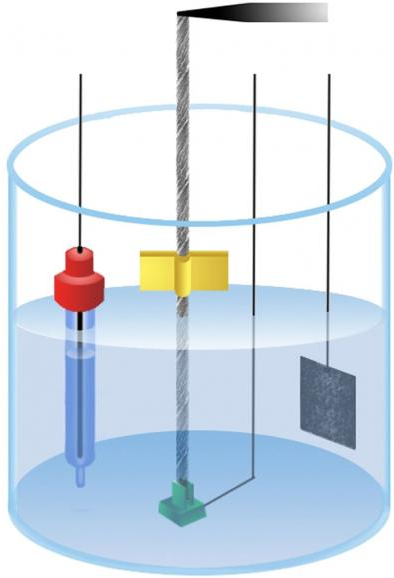 electrolyte-filled electrochemical cell
