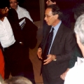 Ray Kurzweil at the 8th Annual U.S. Patent and Trademark Office Independent Inventors Conference in Philadelphia, circa November, 2003