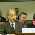 Ray Kurzweil testifies to the Congress House Science Committee on the Nanotechnology Legislation on April 9, 2003