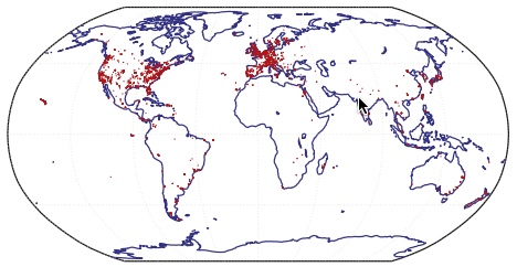 geotagged locations