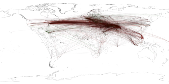 Global geocoded tone of all Summary of World Broadcasts content Global geocoded tone of all Summary of World Broadcasts content