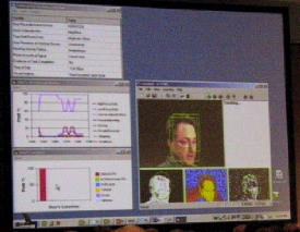 Visual analysis to determine recipient activity