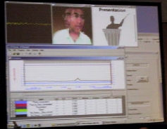 Real-time spectral analysis to localize speakers in an office