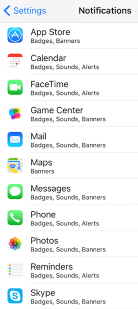 notifications
