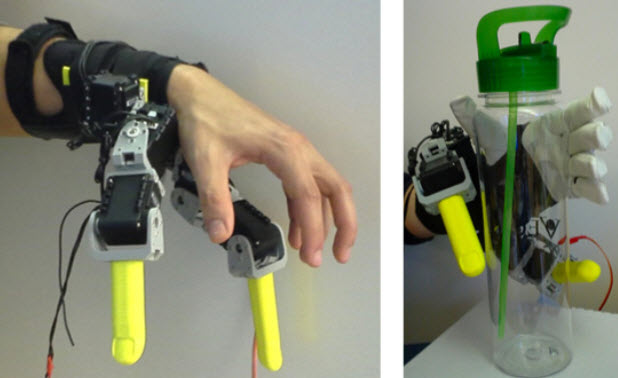 prototype robotic fingers