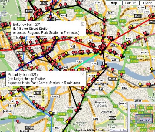 London Train Map