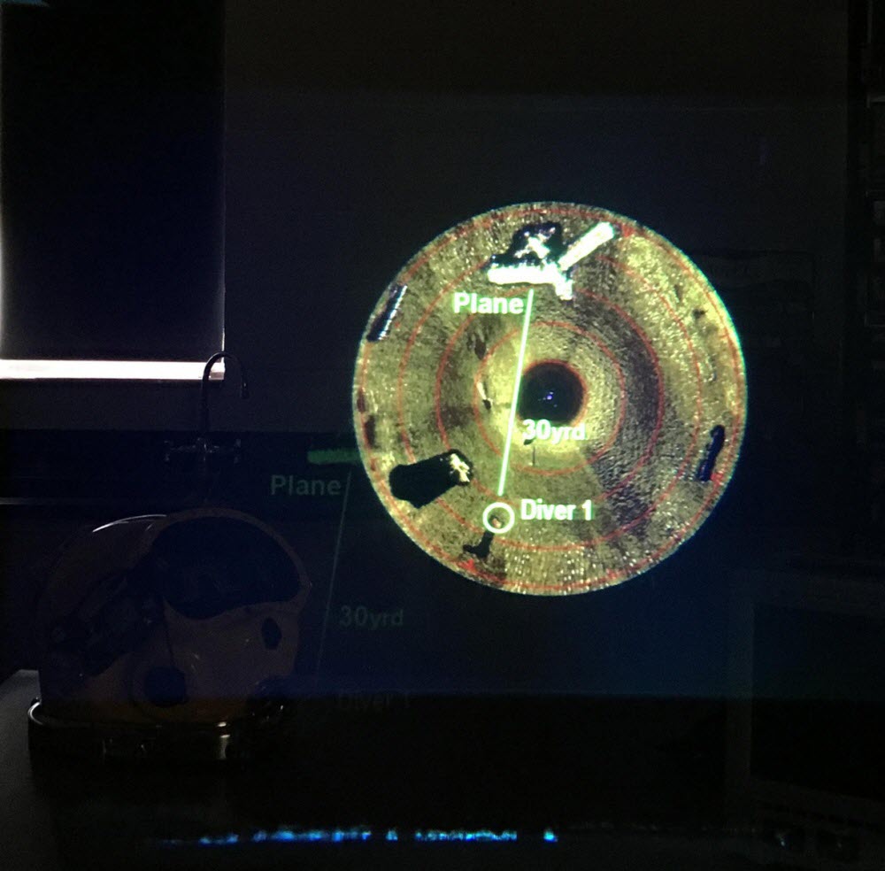 sector sonar image