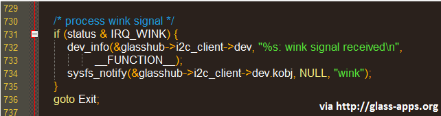 wink code